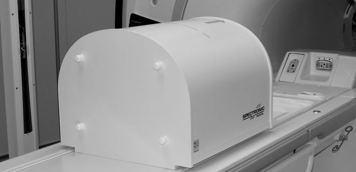 GRADE geometric phantom in an MRI scanner